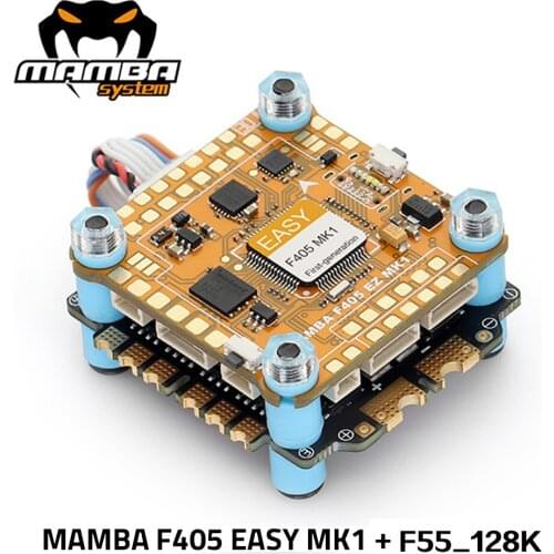DIATONE MAMBA EASY F405 MK1 F4 Flight Controller OSD W/ F50_BL32 50A Brushless ESC 4in1 3-6S DSHO1200 Stack for FPV Racing Drone