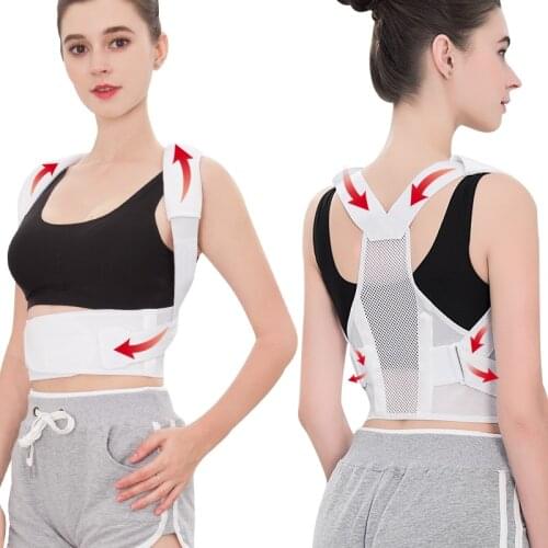 Posture Back Corrector Clavicle Spine Back Shoulder Support Belt Back Pain Relief Posture Correction Prevents Slouching Unisex