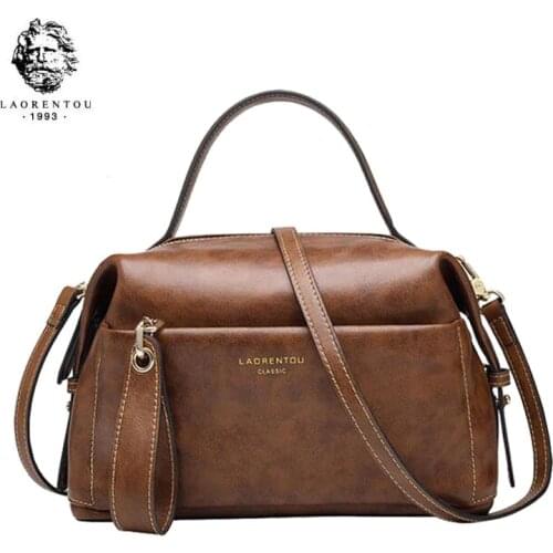 Коричневые женские сумки LAORENTOU China At AliExpress