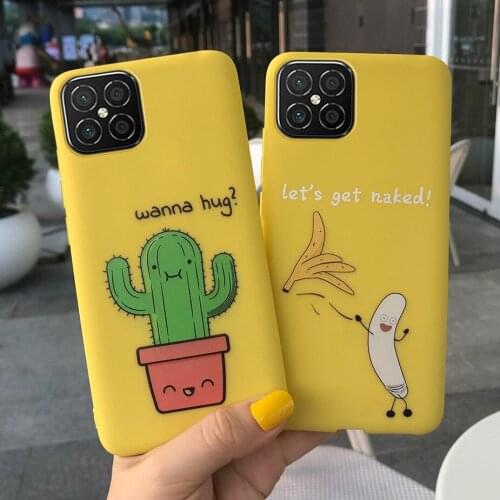 Cute Cover For Huawei Nova 8 SE Case Nova8 Soft Silicone Back Cover For Huawei Nova 8 SE 8SE Phone Protective Bumper Full Coque