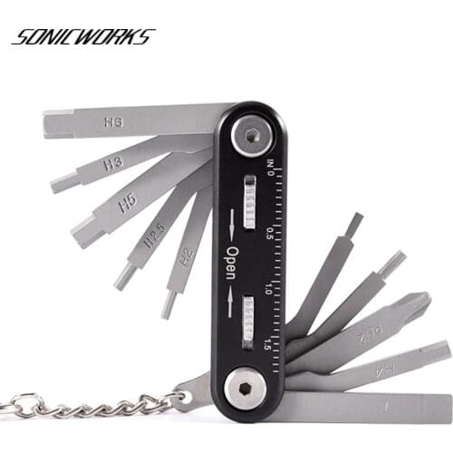 MTB Mountain Cycle Portable Multipurpose Wrench Bicycle Tyre Lever Multi Tool Screwdriver Cycling Bike Fix Repair Tools Kit Hex