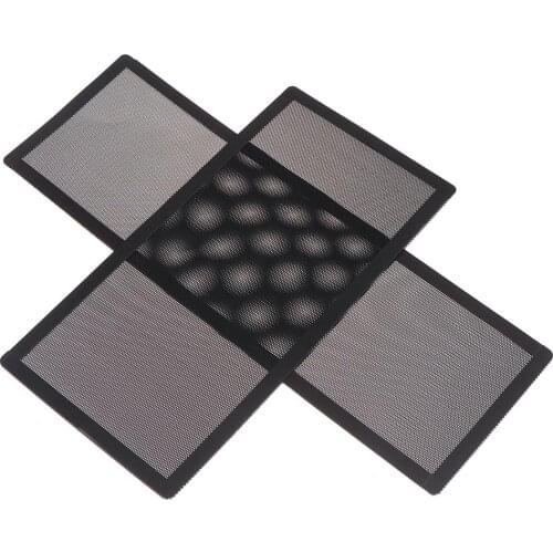 PC Case Cooling Fan Magnetic Dust Filter Mesh Net Cover Computer Guard Magnetic Durable Easy to Clean Dustproof Net