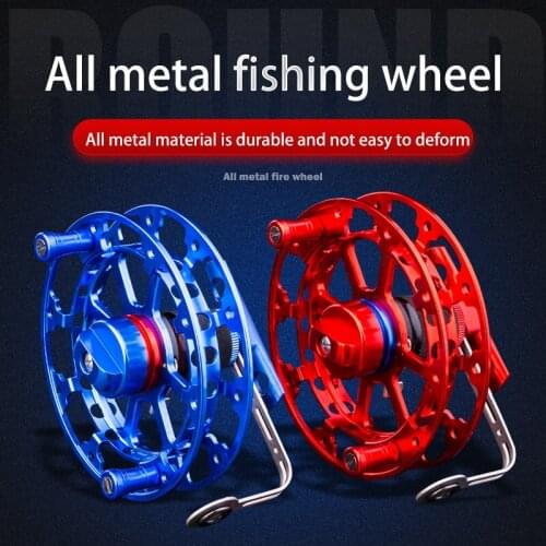 Soogayilang-carrete de pesca con mosca, cenador grande 2 + 1 BB con cuerpo de aleación de aluminio mecanizado CNC y carrete