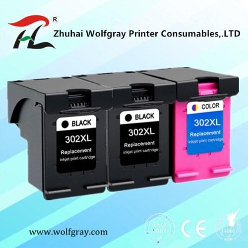 Compatible 302XL ink cartridge for HP 302 XL for hp302 For HP Deskjet 2130 2135 1110 3630 3632 Officejet 3830 3834 4650