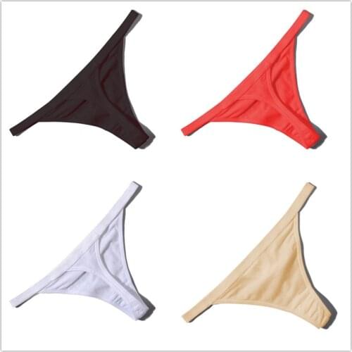 Sexy Girls Low Waist Tanga Panties Women Cotton G String Thongs Female Underwear Suitable For Waist Size 22 to 34 Inches
