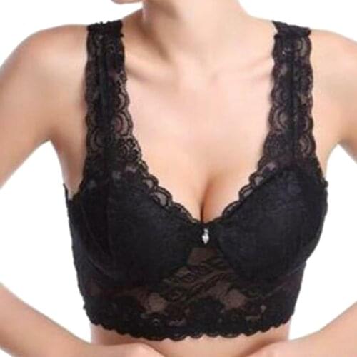 Extra-elastic Air Permeable Lace Bra Underwear Breathable for Women Sport -MX8