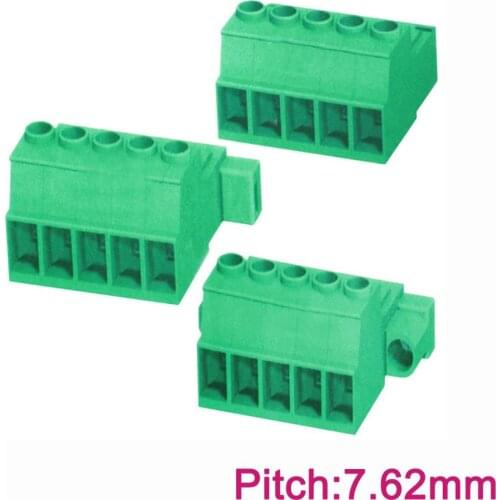 1Pcs 2pin 2EDGSKR/2EDGSKRP/2EDGSKRM-7.62mm Plug-in terminal block