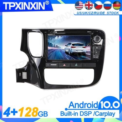 128G Android For Mitsubishi Outlander 2014-2015 Car Player Stereo GPS Navigation Multimedia Auto Radio Head Unit Tape Recorder