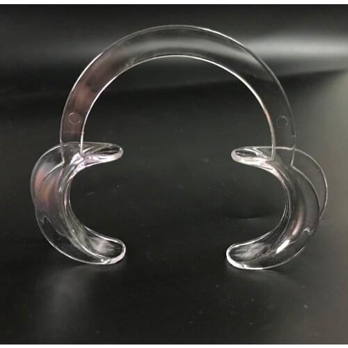 50 Pcs Dental Teeth Whitening Intraoral Lip Cheek Retractor Mouth opener Adult C-shape White