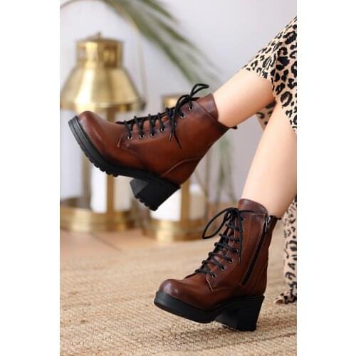 A1938-20Taba Pink Potin Tan Women 'S Boots A1938-20