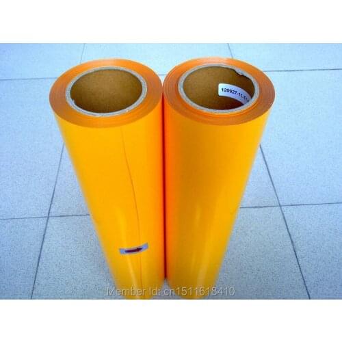 CDU-04 yellow color hotsale PU Heat press vinyl from Korea heat transfer vinyl size 50*500cm/ LOT