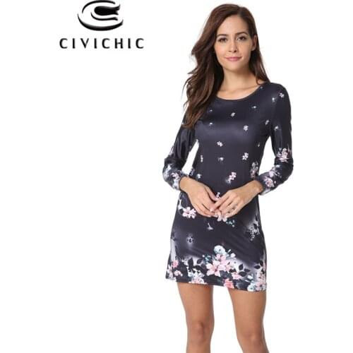 CIVICHIC Long Sleeve Summer Dresses