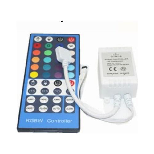 DHL 50pcs DC12V 40Keys IR Remote RGBW Controller for SMD 3528 5050 RGB LED Strip Lights