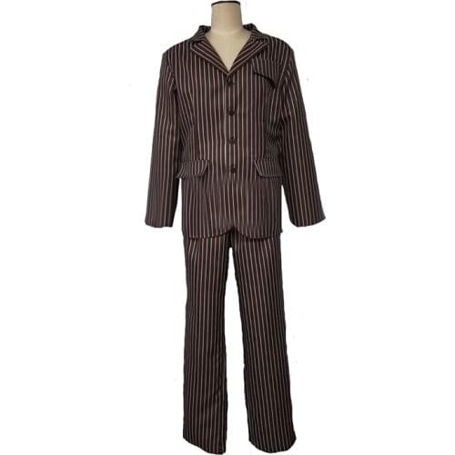 Doctor Who Tenth 10th DR. David Tennant Cosplay Costume Brown Suit Male Suits Daily