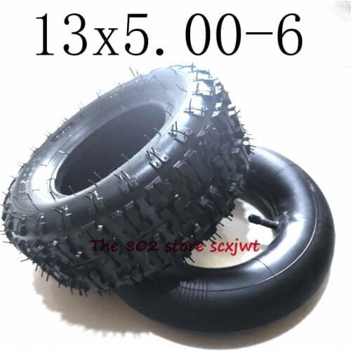 HOT SALE NEWEST 13x5.00-6 Inner and Outer Tyre 13*5.00-6 Tube Tyre Karting Electric Scooter Agricultural Snow Sweeper Golf Parts