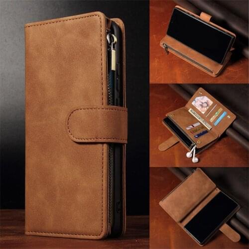 Retro Leather Magnetic Flip Case For OnePlus 7 Pro 7T Pro 8 Pro Wallet Phone Etui Hoesje Coque Cover Etui