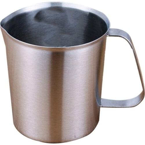 NHBR Stainless Steel Pitcher Milk Frothing Jug for Making Cappuccino Milk Tea Coffee Milk Milk Frothing Jug