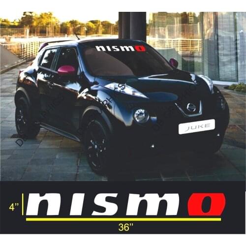 For Nissan NISMO Decal Windshield Banner Car Sticker 4"x36"