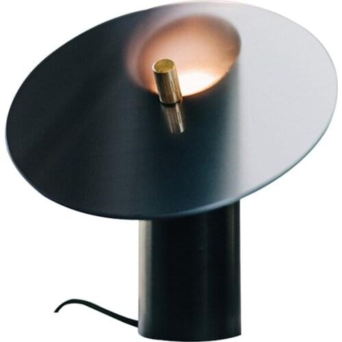 Post modern glass art table lamps bedroom living room tea table lights designer study bedside black desk lights decor fixtures