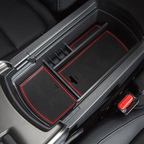 Non-Slip Car Console Tray Central Armest Tray Refrigerator Storage Box For Honda Accord 2018 Accessories