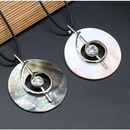 Hot Wholesale Natural Freshwater Shell Choker Necklace Musical Note Pendant Necklace DIY Jewelry Gifts for Women Gift