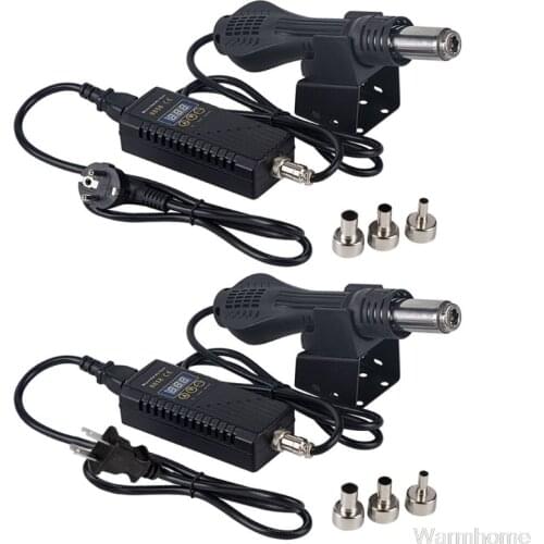 Portable 8858 Hot Air Desoldering Station US/EU Plug Rework Solder Soldering Repair Station Hot Air Blower Heat Welding Au24 20