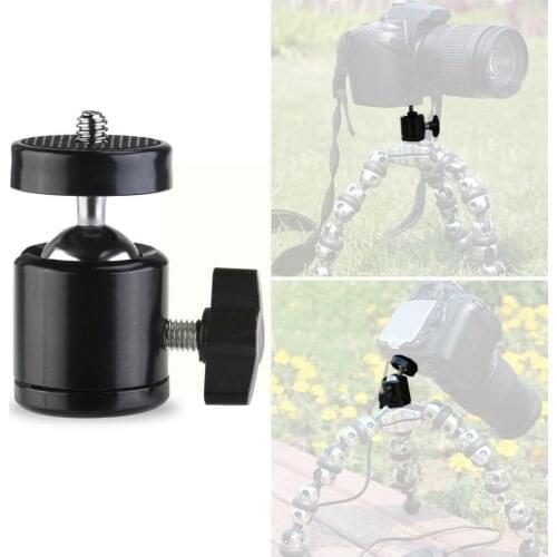 Portable Picture Taking Tripod Screw 1/4 " Multifunction Support Camera Video Gimbal Recorder Stabilizer Phone For Gopro D4Y4
