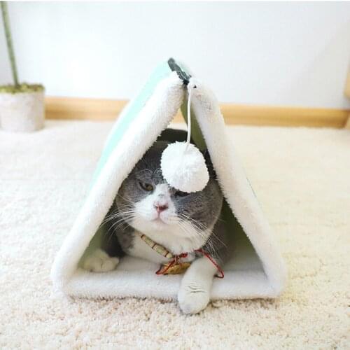 Collapsible Soft Pet House Cats Bed for Dogs Cats Tunnel Products Cama Perro Hondenmand Panier Chien Legowisko Dla Psa D5035