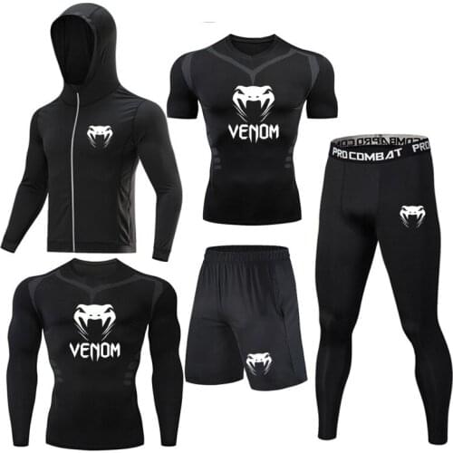 Tracksuit Men Sweat Suit High quality Mens Sets Mens Clothes Quick Dry Compression T Shirt Pants Brand Men Sportsuits Rashguard