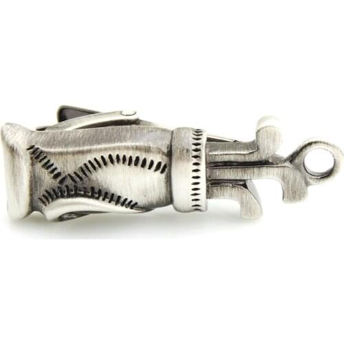 YHT-295 Novelty Antique Plating Anchor,Gun,Golf Tie Clip and Gun Metal Whale Tie Clips,Tie Bar