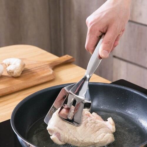 Barbecue Clip BBQ Tongs Stainless Steel Fried Shovel Bread Meat Vegetable Clamp Kitchen Gadget Cooking Tools