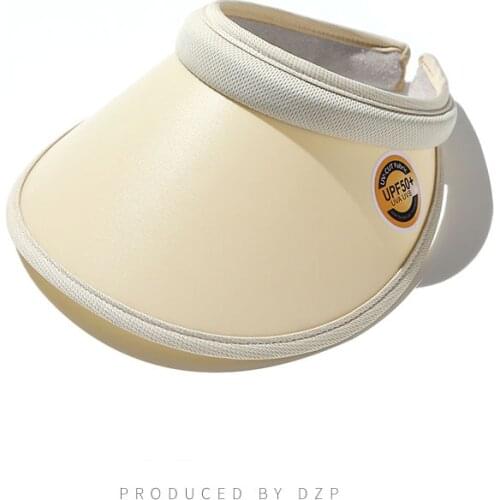22021 NEW Women anti-ultraviolet sun hatvisor wide-brimmed hat beach hat adjustable UV protection female cap Sun hat