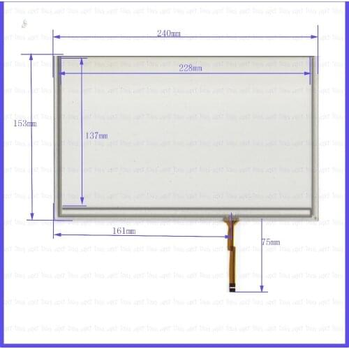 ZhiYuSun 240mm*153mm NEW 10.4inch Touch Screen 4 wire resistive USB touch panel overlay kit 240*153this is compatible