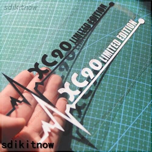 1pc New Heart Car Decal Sticker Styling Windows Door Decoration For volvo xc40 xc60 xc70 xc90 accessories