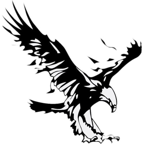 1Pcs Personalized American Bald Eagle American Flag Decal Car Reflective Sticker Waterproof Accessories Stickers Universal For