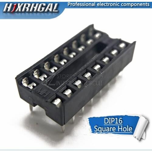 10pcs DIP-16 16pin pins pin DIP DIP16 IC Sockets Adaptor Solder Type Socket hjxrhgal