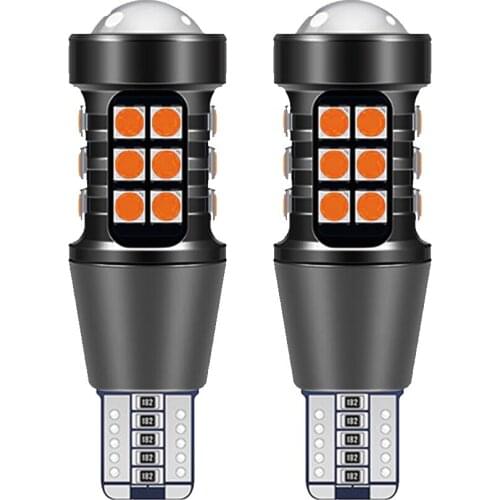 2x W16W T15 LED Bulbs 3030SMD Canbus 7440 WY21W LED BA15S P21W 1156 Backup Light 921 912 3156 P27W Car Reverse Lamp Xenon White