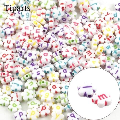 Mixed Letter Acrylic Beads Quincunx Alphabet Digital Cube Loose Spacer Beads For Jewelry Making Handmade Diy Bracelet Necklace