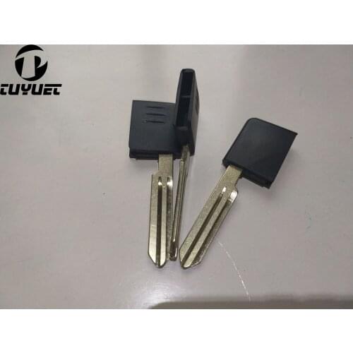 Emergency Uncut Smart key blade For Nissan Teana smart card Insert Key Blade