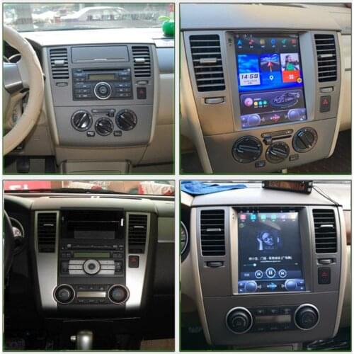 9.7" Tesla Vertical Screen Android 9.0 Car Gps In Dash For Nissan Tiida Navigation 4G Stereo Multimedia Radio Player Autoradio