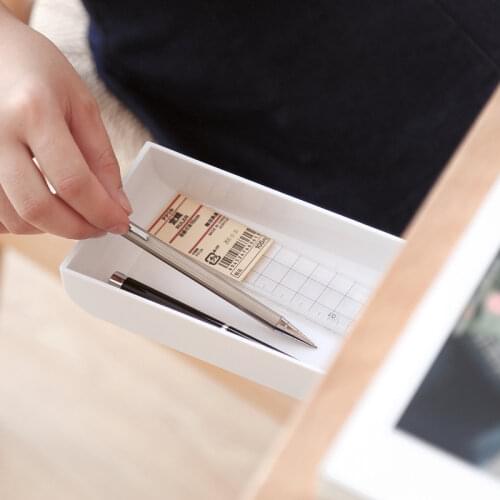 Fromthenon Pencil Case Drawer Pencil Case for School Girls Desk Organizer Stationery Pencil Box Student Office Supplies