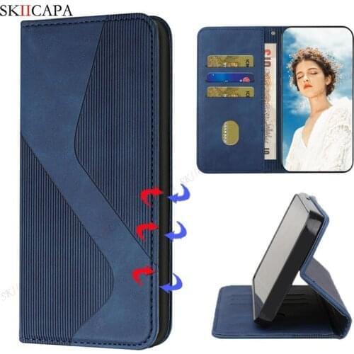 Leather Card Wallet Magnetic Flip Phone Case For Motorola G Stylus 2021 G G10 Power G30 G100 E6S EDGE S Soft Holster Stand Cover