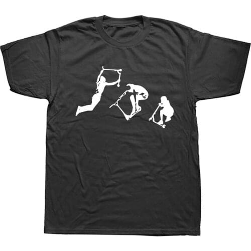 Stunt Scooter Scoot Funny Graphic T-Shirt Mens Summer Style Fashion Short Sleeves Oversized Streetwear T Shirts