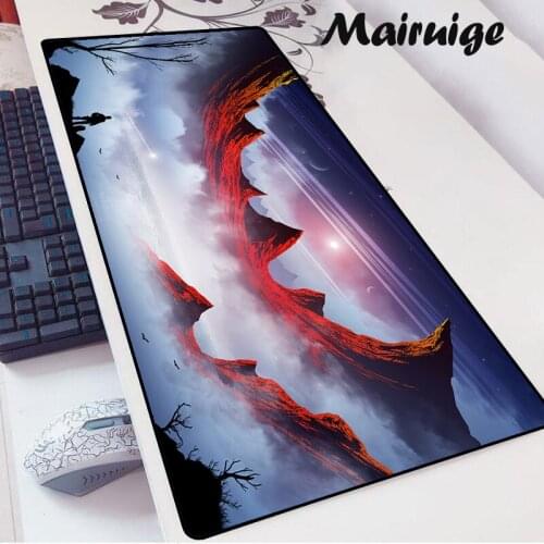 Mountain Scenery Mouse Pad XXL Laptop Desk Mat Pc Gamer Computer Decoracion for Dota/lol Gaming Accessories Large Art Mousepad