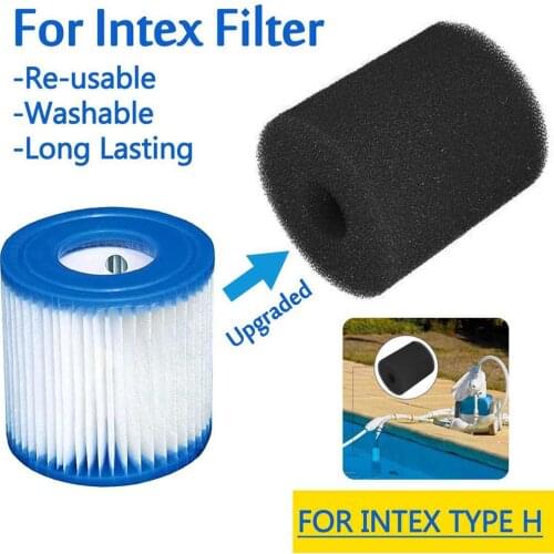 Hot 3 Sizes Swimming Pool Filter Foams Cleaning Equipment Foam Reusable Washable Sponge Cartridge Foam Cleaner Accessories