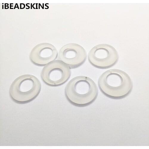 New arrival! 27mm 300pcs Frosted matte acrylic Round shape Beads for Necklace,Earrings parts,hand Made Jewelry DIY