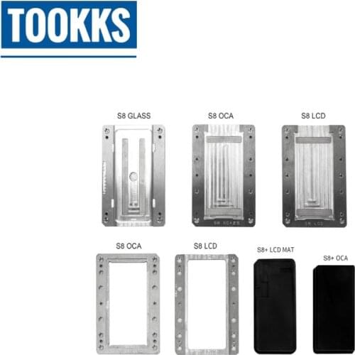 OCA/Glass/LCD Locating and Laminating mold for Samsung Curved Surface S6 S6+ S7 S8 S8+ S9 S9+ Note8 LCD Repair