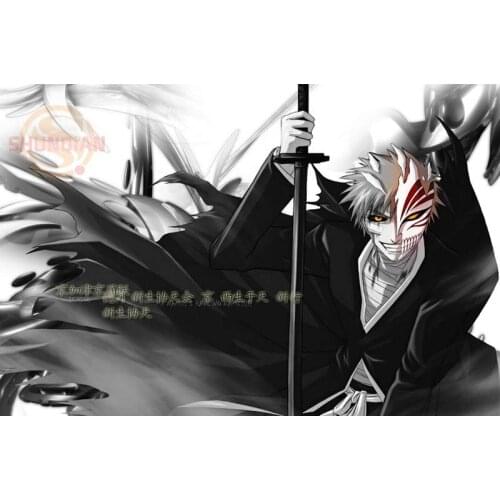 P0292 Hollow Ichigo Anime Bleach Poster Custom Canvas Poster Art Home Decoration Cloth Fabric Wall Poster Print Silk Fabric