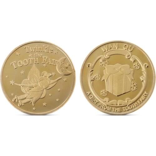 Tooth Fairy Commemorative Coin Collection Gift Souvenir For Chlidren Gift