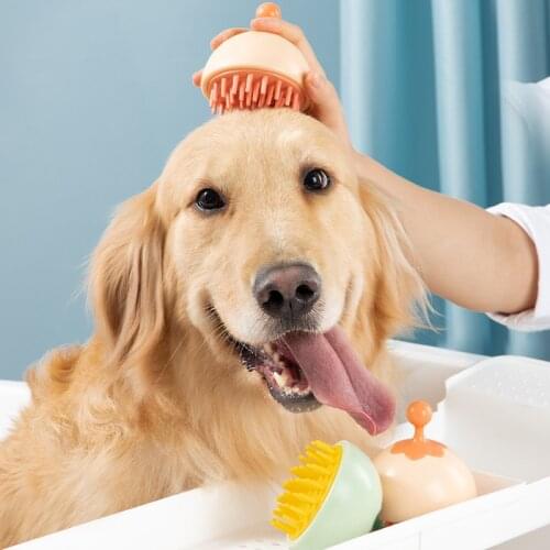 New Pet Bathing Brush Massage Brush Bathing Bath Brush Cleaning Products Beauty Comb for Cats, Dogs and Dogs